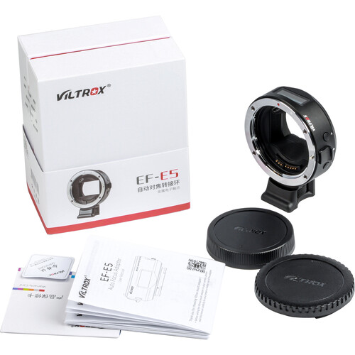 Viltrox EF-E5 Mark V Adapter Canon EF / EF-S na Sony sa OLED Displejom - 11